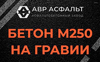 Бетон М250 на гравии в Монино